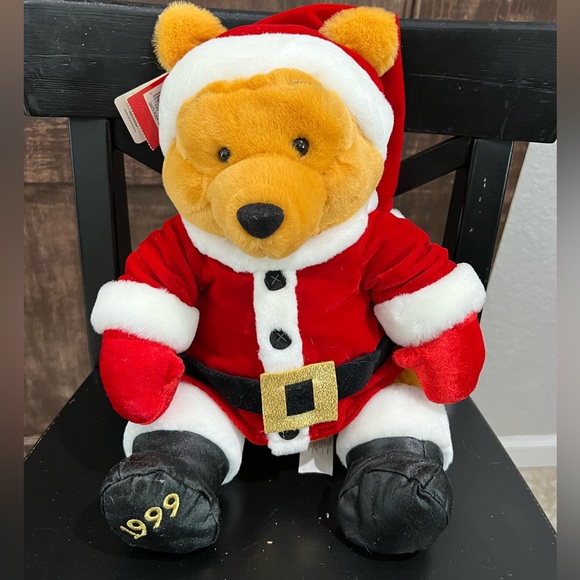 Disney Other - Vintage 1999 Santa Claus Winnie the Pooh